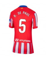 Atletico Madrid Rodrigo De Paul #5 Domácí Dres pro Dámské 2024-25 Krátký Rukáv